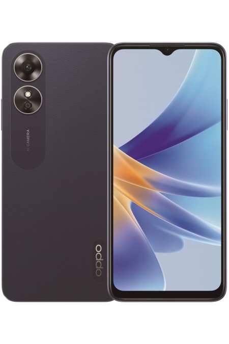 Смартфон OPPO A17 4/64GB Midnight Black (полночный черный) 