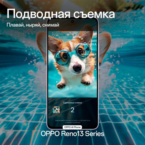 Смартфон OPPO Reno13 F 5G 8/256GB Grey (графитовый серый) 