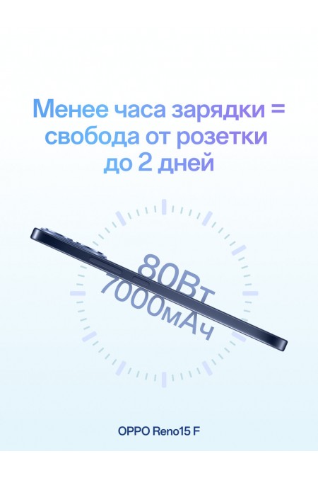Смартфон OPPO Reno15 F 5G 8/256GB Twilight Blue (сумеречный синий) 2