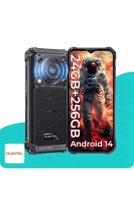 Смартфон OUKITEL WP36 Pro 6/256GB Black (черный) 