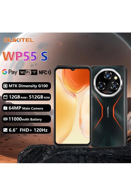 Смартфон OUKITEL WP55S 8/256GB Black (черный) 1