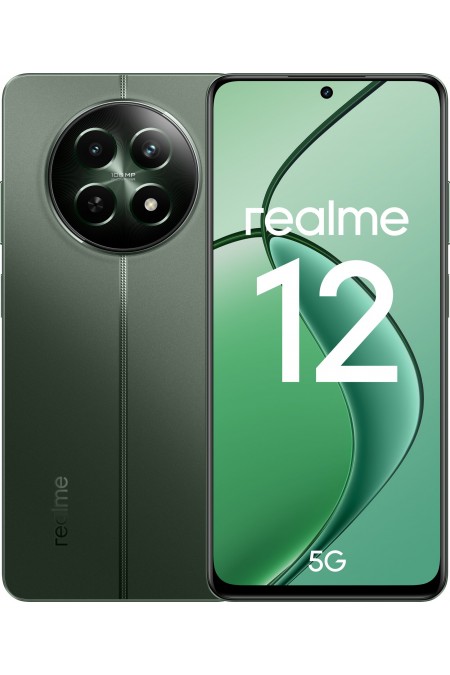 Смартфон realme 12 8/256GB Woodland Green (зеленый лес) 