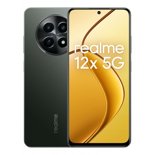 Смартфон realme 12X 5G 8/256GB Glowing Black (черный) 