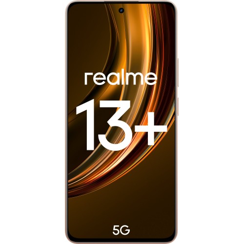 Смартфон realme 13+ 5G 8/256GB Monet Gold (золотой) 1