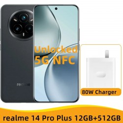 Смартфон realme 14 Pro+ 5G 12/512GB Suede Grey (серый)