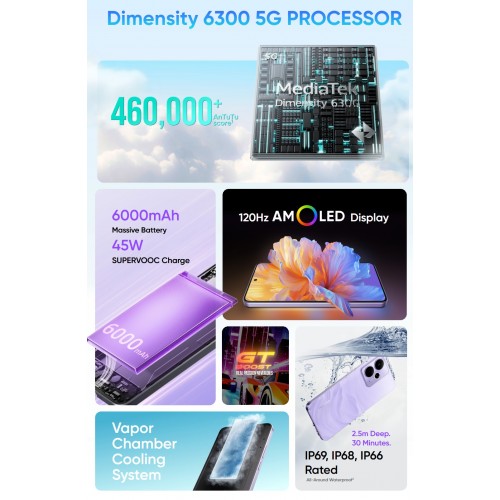 Смартфон realme 14T 5G 8/256GB Black (черный) 5