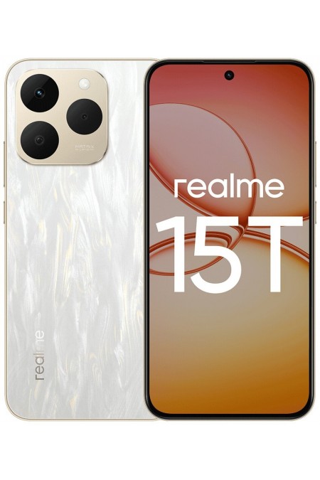 Смартфон realme 15T 5G 8/128GB White (белый) 