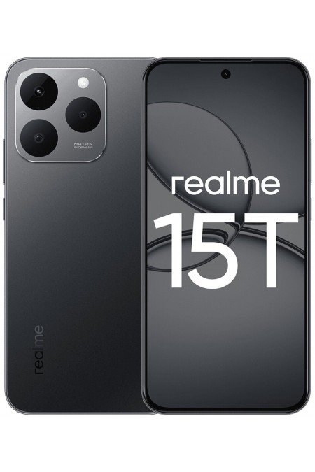 Смартфон realme 15T 5G 8/256GB Dark Grey (темно-серый) 