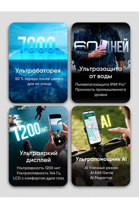 Смартфон realme 16 Pro 8/256GB Orchid Purple (фиолетовая орхидея) 3