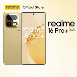 Смартфон realme 16 Pro+ 8/256GB Master Gold (золотой)