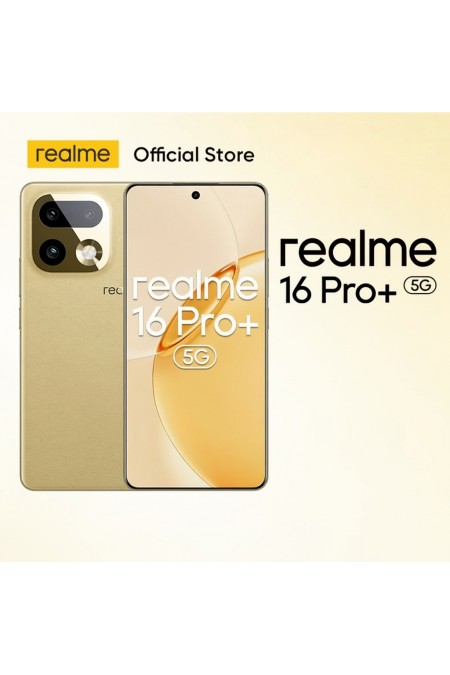 Смартфон realme 16 Pro+ 8/256GB Master Gold (золотой) 