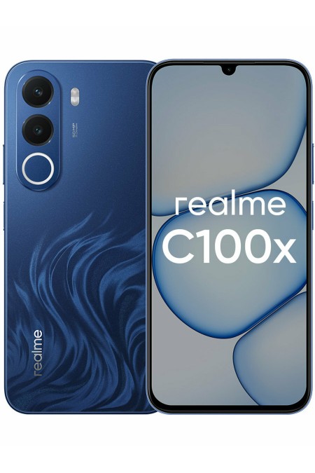 Смартфон realme C100X 4/128GB Blue (синий) 