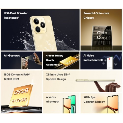 Смартфон realme C61 6/128GB Dark Green (темно-зеленый) 6