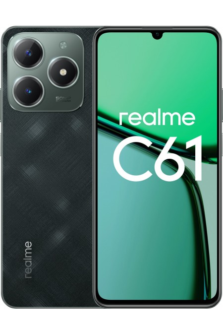 Смартфон realme C61 8/256GB Dark Green (темно-зеленый) 