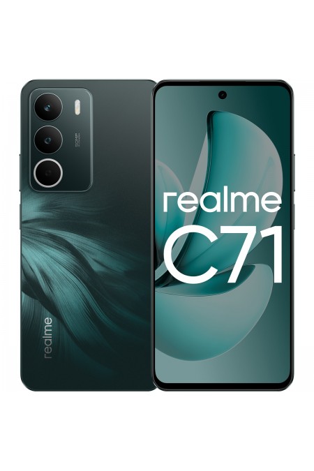 Смартфон realme C71 6/128GB Green (темно-зеленый) 