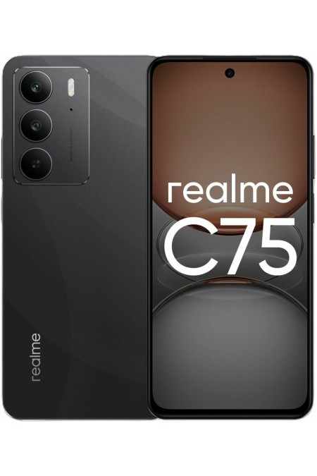 Смартфон realme C75 8/256GB Storm Black (черный) 