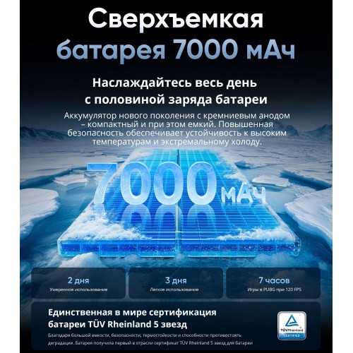 Смартфон realme GT 7T 5G 12/512GB Blue (синий) 9