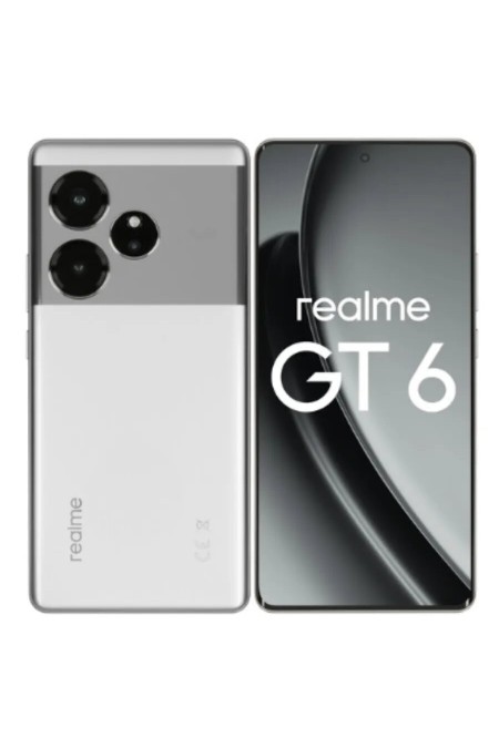Смартфон realme GT6 12/256GB Fluid Silver (зеркальный серебристый) 