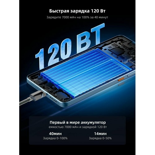 Смартфон realme GT7 5G 12/256GB Black (черный) 8