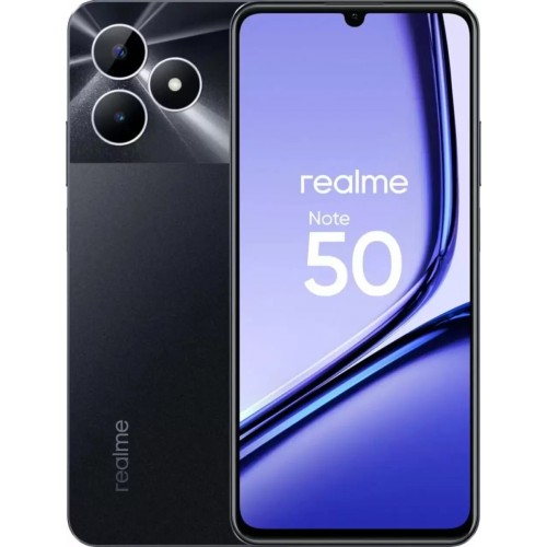 Смартфон realme Note 50 4/128GB Night Black (полуночно-черный) 