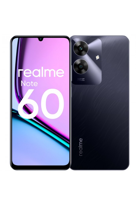 Смартфон realme Note 60 6/128GB Marble Black (мраморный черный) 