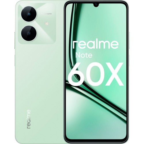 Смартфон realme Note 60x 4/128GB Green (зеленый) 