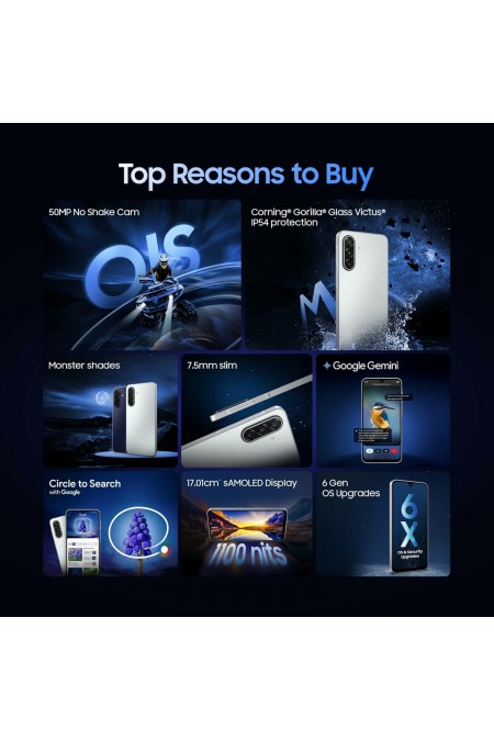 Смартфон Samsung Galaxy M17 5G (SM-M176) 4/128GB Black (черный) 4