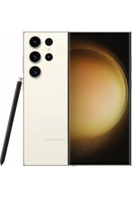 Смартфон Samsung Galaxy S23 Ultra (SM-S918B) 12/256GB (Snapdragon 8 Gen2) Cream (кремовый) 