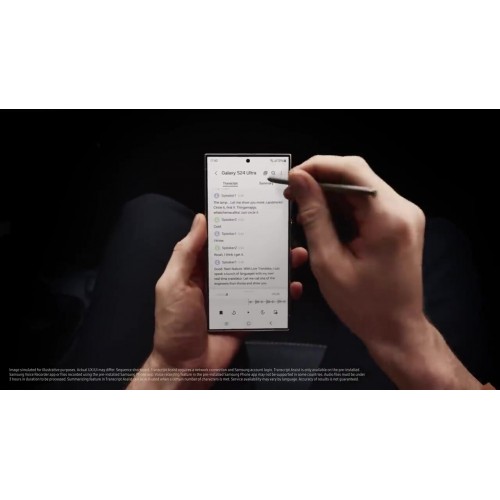 Смартфон Samsung Galaxy S24 Ultra (SM-S928B) 12/512GB (Snapdragon 8 Gen 3) Titanium Black (черный титан) 6