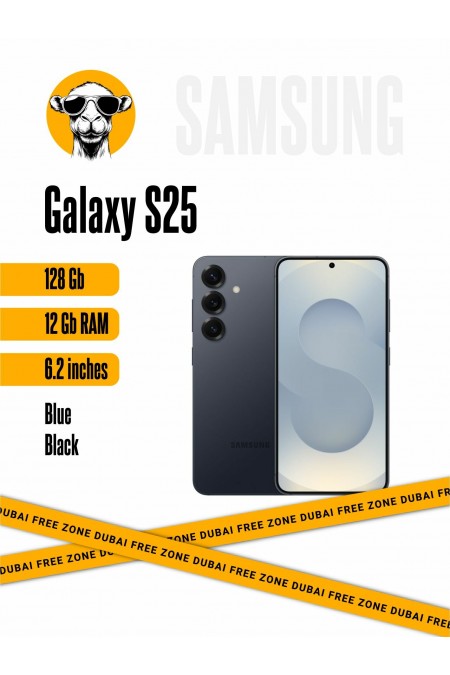 Смартфон Samsung Galaxy S25 (SM-S931B) 12/128GB (Qualcomm Snapdragon 8) Blue-Black (сине-черный) 