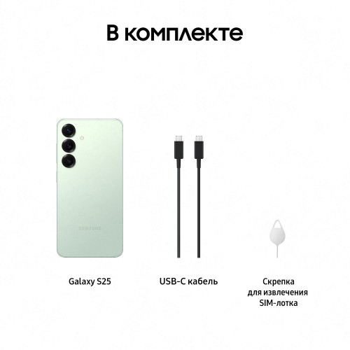 Смартфон Samsung Galaxy S25 (SM-S931B) 12/128GB (Qualcomm Snapdragon 8) Mint (мятный) 8