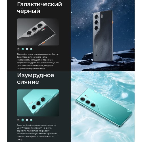 Смартфон TECNO Camon 40 4G 12/256GB Galaxy Black (черный) 8