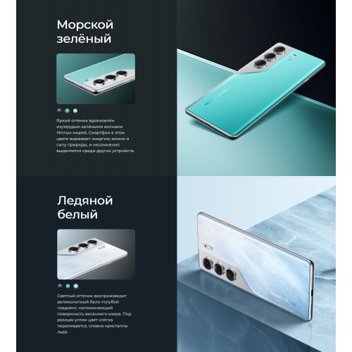 Смартфон TECNO Camon 40 Pro 5G 12/256GB Glacier White (ледниковый белый) 9