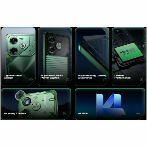 Смартфон TECNO Pova 6 12/256GB Comet Green (зеленая комета) 1