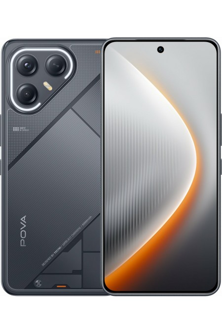 Смартфон TECNO Pova 7 Ultra 5G 8/256GB Geek Black (черный) 