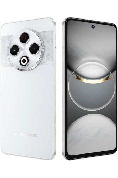 Смартфон TECNO Spark 30 4G 8/256GB Astral Ice (белый) 