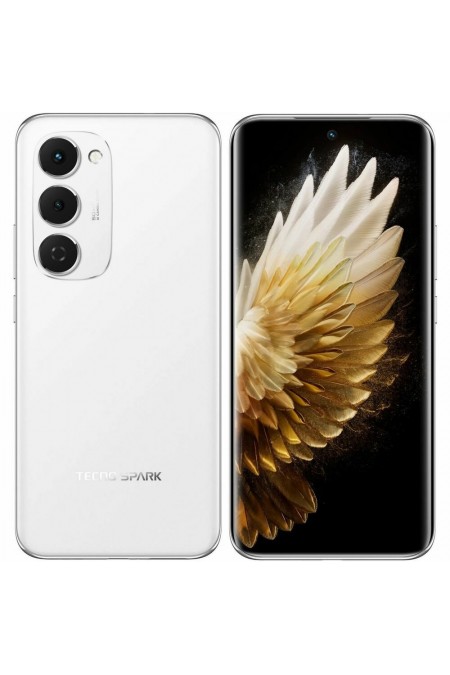 Смартфон TECNO Spark 40 Pro+ 8/256GB Aurora White (белая аврора) 