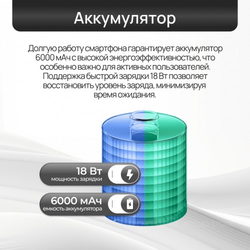 Смартфон TECNO Spark 40C 8/128GB Ink Black (черные чернила) 1