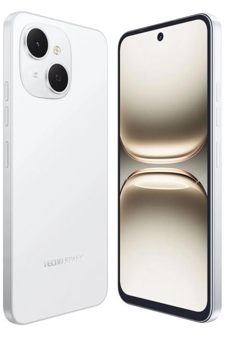 Смартфон TECNO Spark 40C 8/128GB Veil White (белая вуаль) 