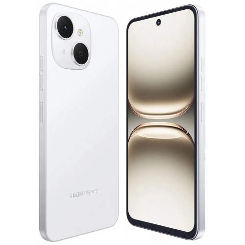 Смартфон TECNO Spark 40C 8/128GB Veil White (белая вуаль) 