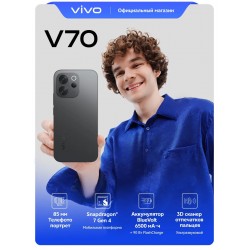 Смартфон vivo V70 8/256GB Black (черный)