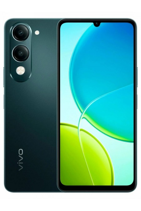 Смартфон vivo Y04 4/128GB Malachite Black (малахитовый черный) 