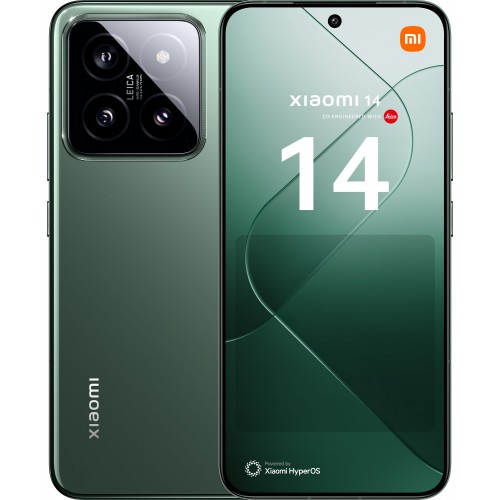 Смартфон Xiaomi 14 12/512GB (NFC) (RU/A) Jade Green (нефритово-зеленый) 