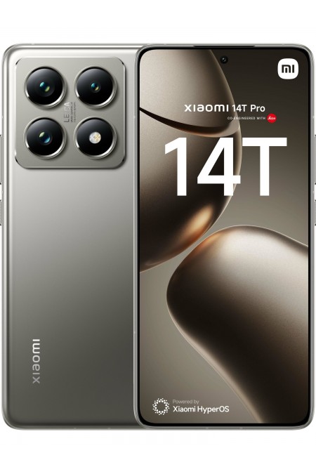 Смартфон Xiaomi 14T Pro 12/512GB (NFC) (RU/A) Titan Grey (титановый серый) 