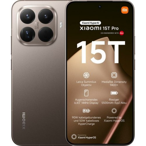 Смартфон Xiaomi 15T Pro 5G 12/256GB (NFC) (RU/A) Rose Gold (розовое золото) 9