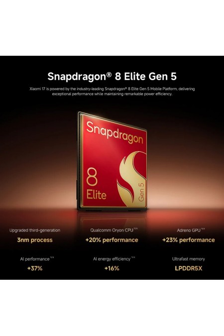 Смартфон Xiaomi 17 5G 12/256GB (NFC) (RU/A) Black (черный) 6