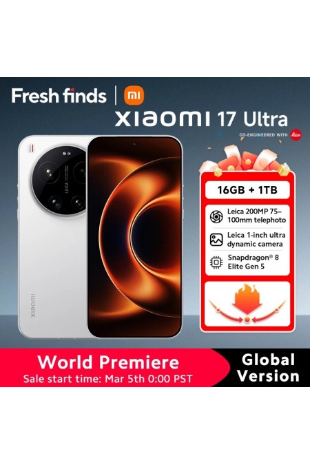 Смартфон Xiaomi 17 Ultra 5G 16/1TB (NFC) (Global Version) White (белый) 