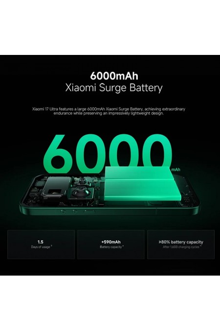 Смартфон Xiaomi 17 Ultra 5G 16/1TB (NFC) (Global Version) White (белый) 6
