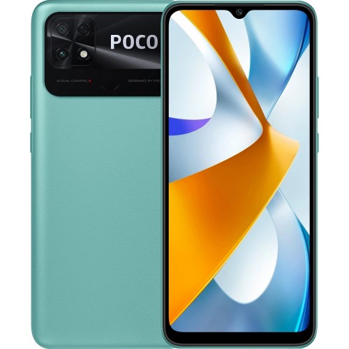 Смартфон Xiaomi POCO C40 3/32GB (Global Version) Coral Green (зеленый) 1