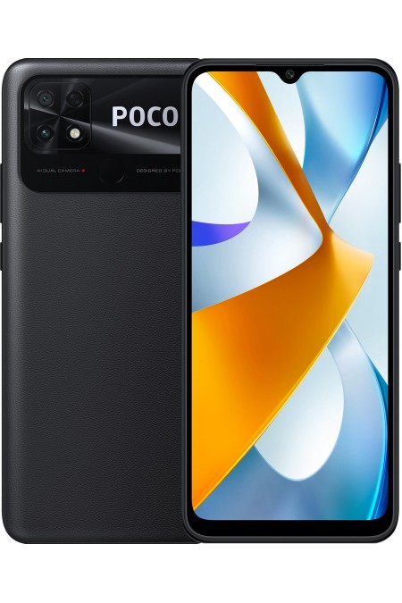 Смартфон Xiaomi POCO C40 3/32GB Power Black (заряженный черный) 